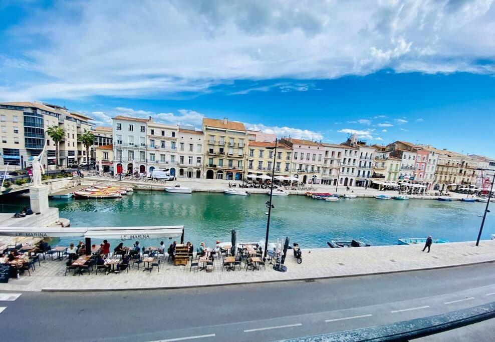 "Royal" Magnifique appartement avec vue sur le Cadre Royal Sète Extérieur photo